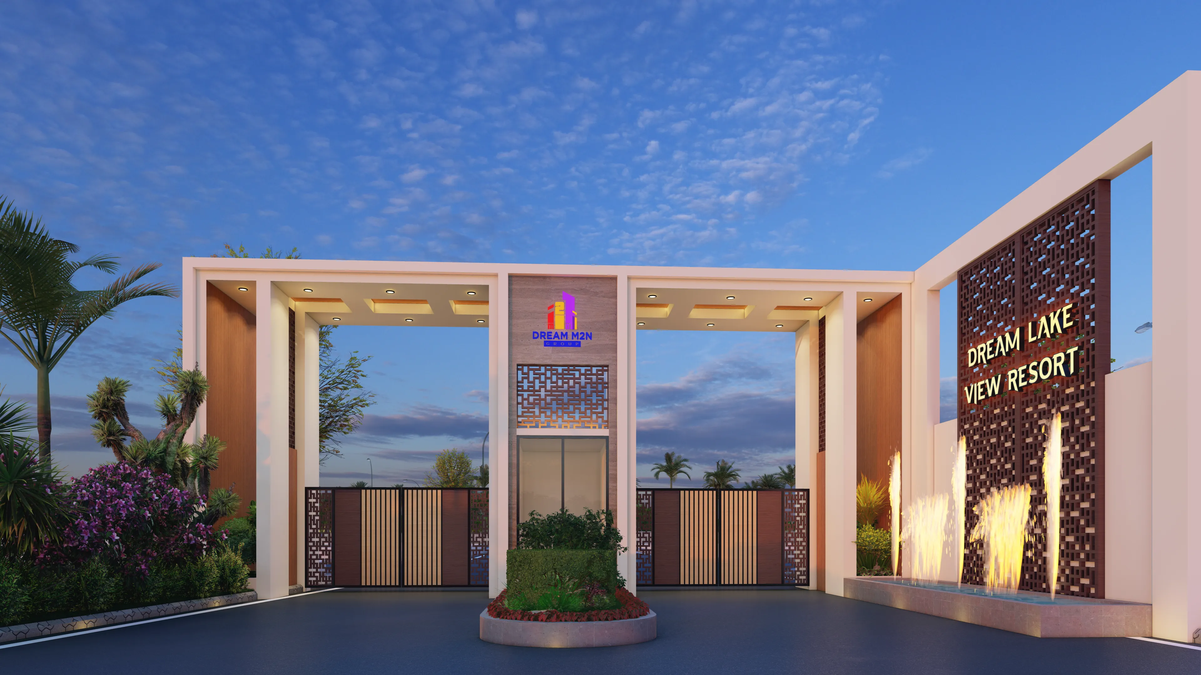 Dream Lake View Resort Gate 03